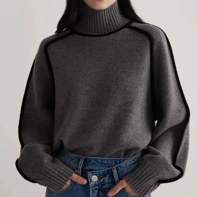Rollkragenpullover | Pullover | Hochgeschlossen | Strickpullover | Damenbekleidung
