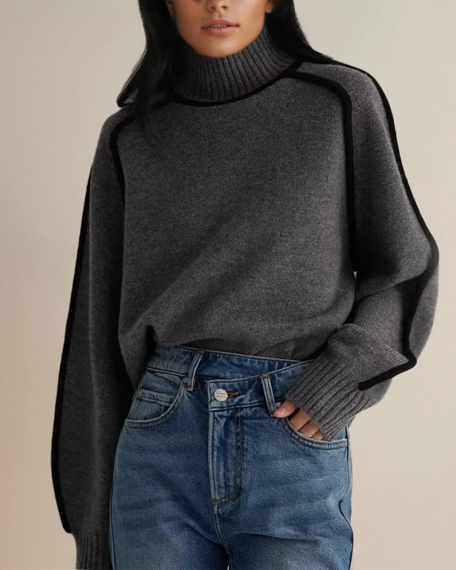 Rollkragenpullover | Pullover | Hochgeschlossen | Strickpullover | Damenbekleidung