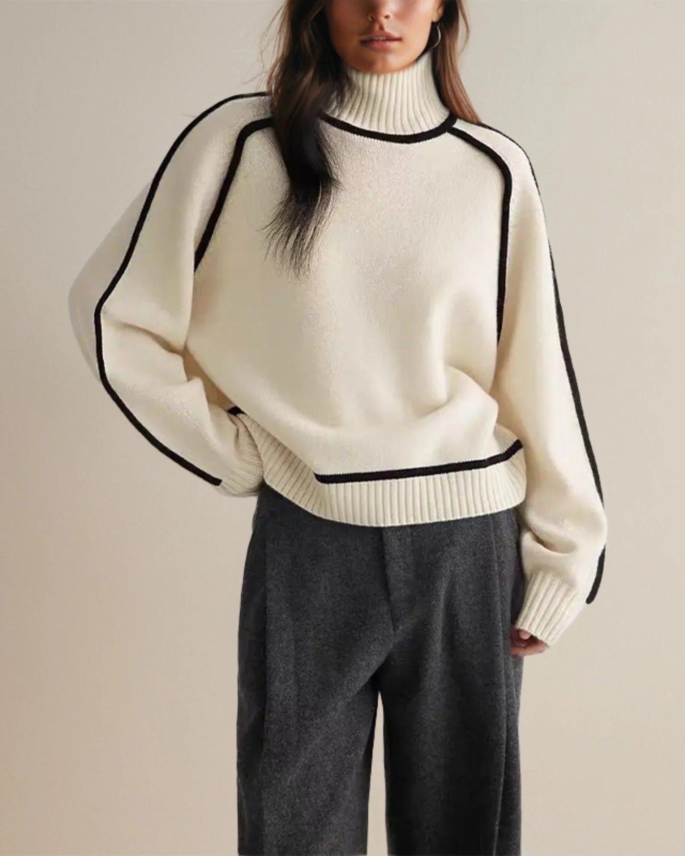 Rollkragenpullover | Pullover | Hochgeschlossen | Strickpullover | Damenbekleidung