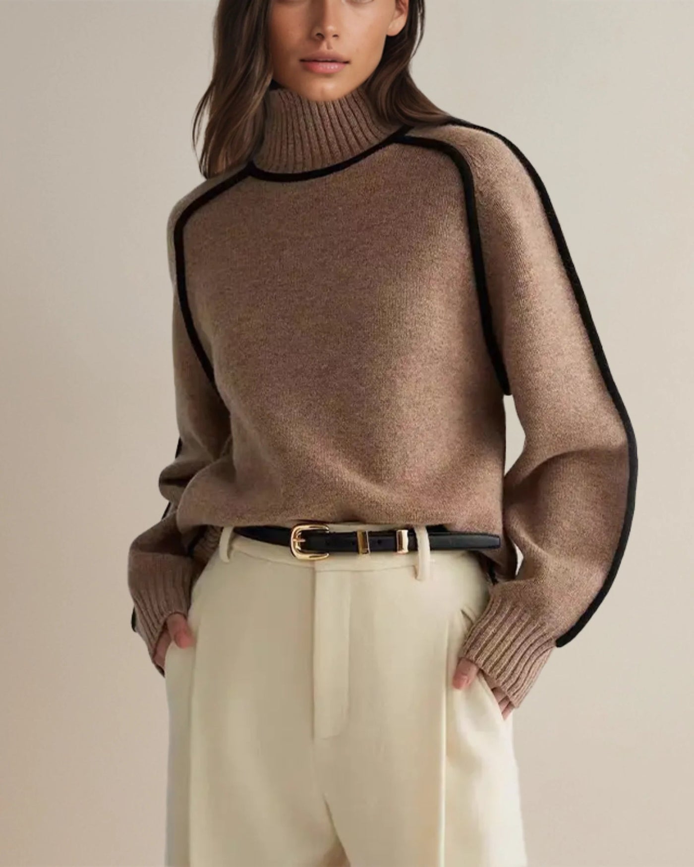 Rollkragenpullover | Pullover | Hochgeschlossen | Strickpullover | Damenbekleidung