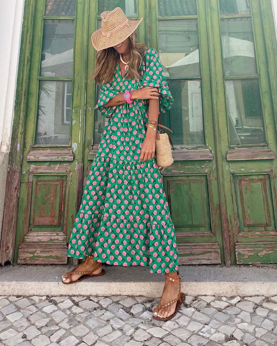 Berta – Bohemian Maxikleid