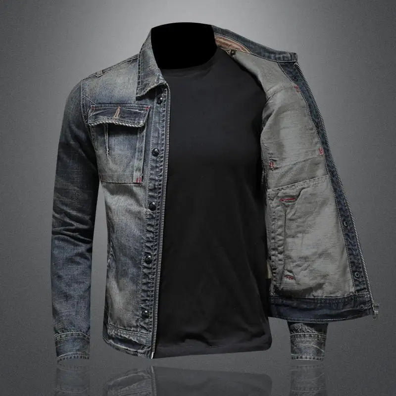 Antoine - Retro-Jeansjacke für den Vintage-Stil