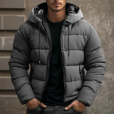 Ryder - wattierte Jacke mit Kapuze und Reißverschluss für Wärme und Komfort im Winter