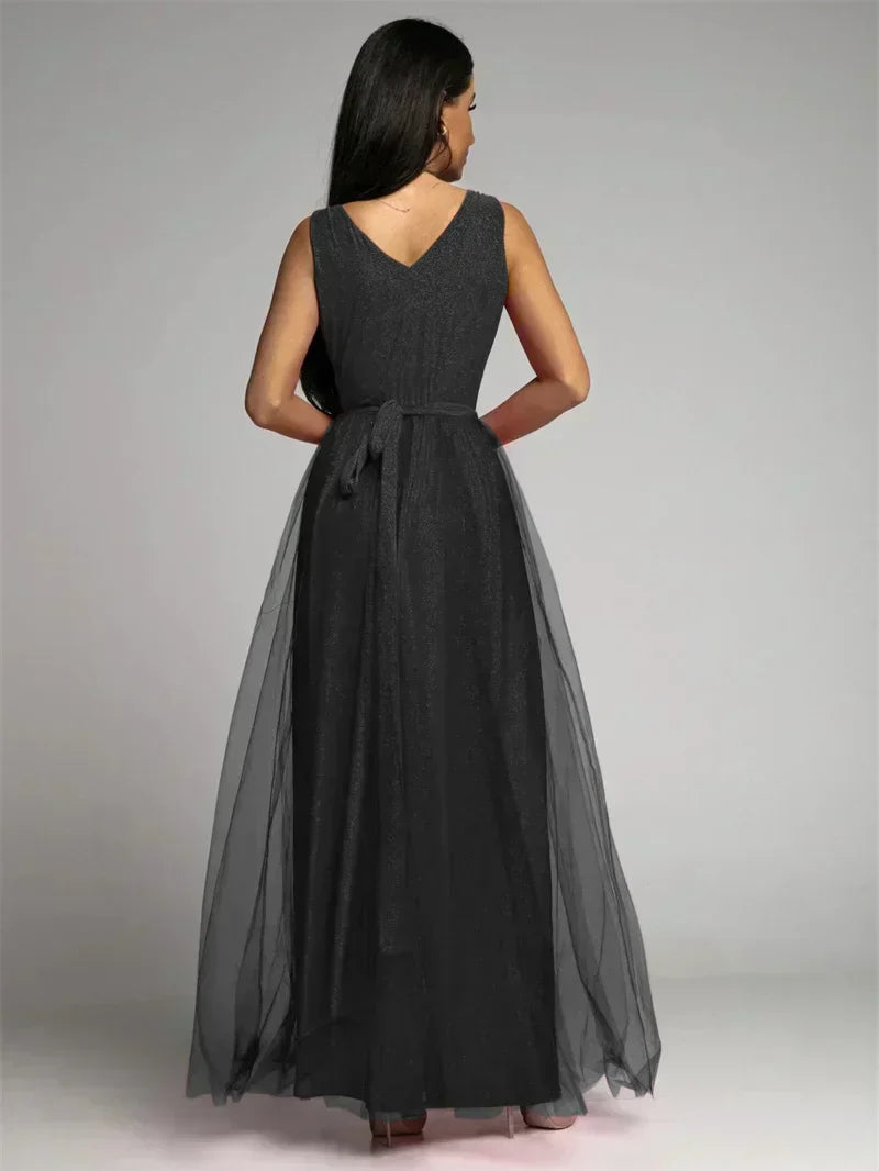 Thelma - elegant Taillenband Kleid für Frauen