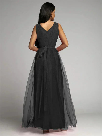 Thelma - elegant Taillenband Kleid für Frauen