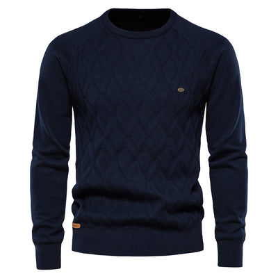 Casimir - Luxus-Strickpullover mit klassischem Zopfmuster