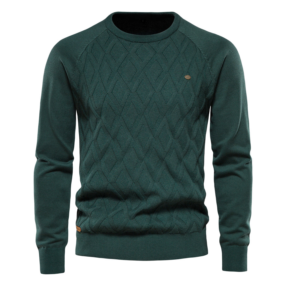 Casimir - Luxus-Strickpullover mit klassischem Zopfmuster