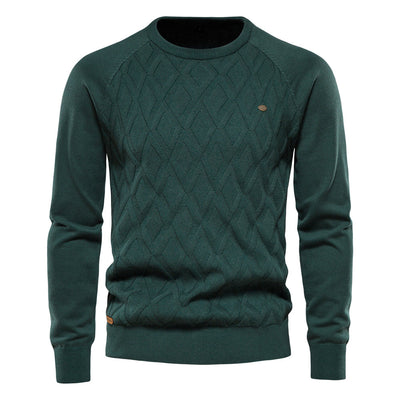 Casimir - Luxus-Strickpullover mit klassischem Zopfmuster