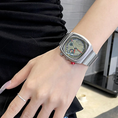 2024 Damen Luxus Armbanduhr - Trendige Quadratische Uhr für Modebewusste Frauen