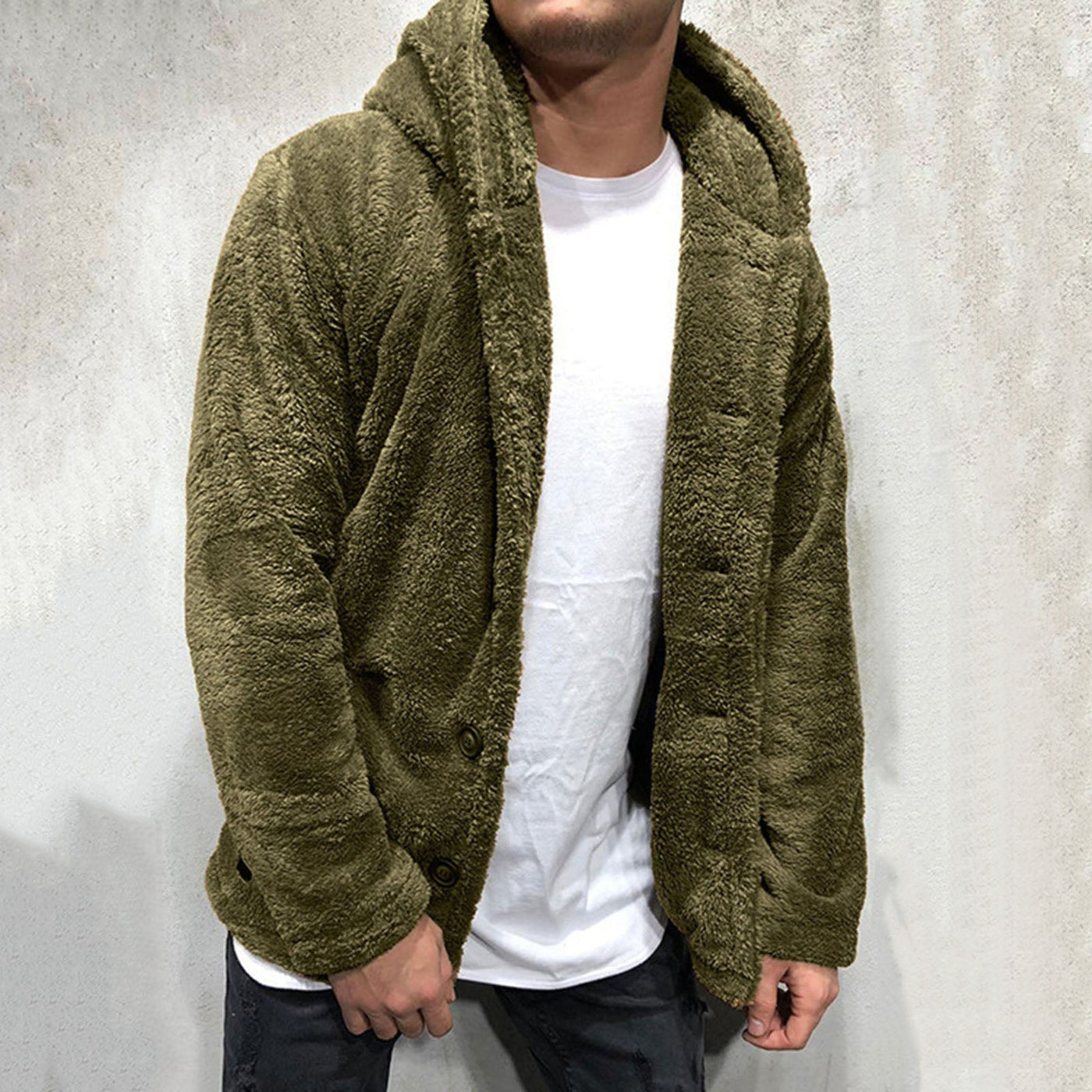 Bradley - Fleece mit Kapuze Jacke für Männer