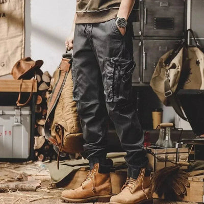 Deangelomet | Herren Cargo Arbeits Hose | Mehrere Taschen