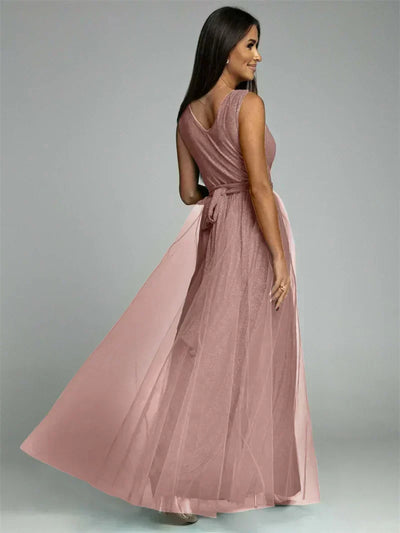 Thelma - elegant Taillenband Kleid für Frauen