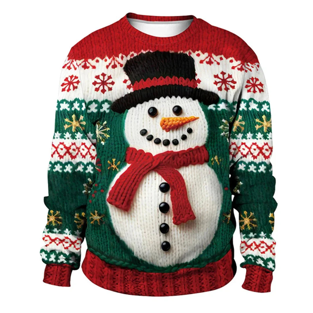Aromalim | Unisex Warme Langarm Weihnachtspulli | 2024