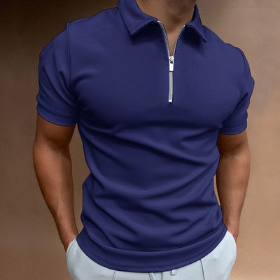 Willem - Poloshirt mit Reißverschluss