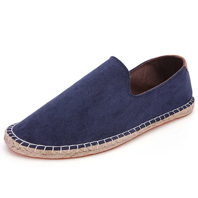 Arden™ Unisex Espadrille Beige – Bequeme Leinenslipper mit Handgenähter Juteschnur