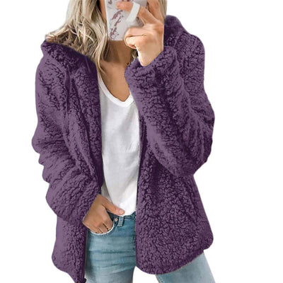 Brulim | Damen Winter Reißverschluss Jacke | Warme