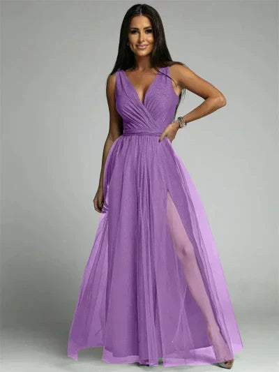 Thelma - elegant Taillenband Kleid für Frauen