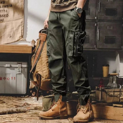 Deangelomet | Herren Cargo Arbeits Hose | Mehrere Taschen
