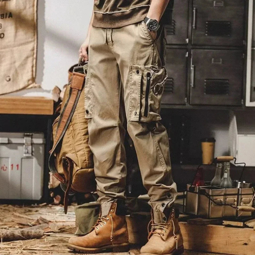 Deangelomet | Herren Cargo Arbeits Hose | Mehrere Taschen