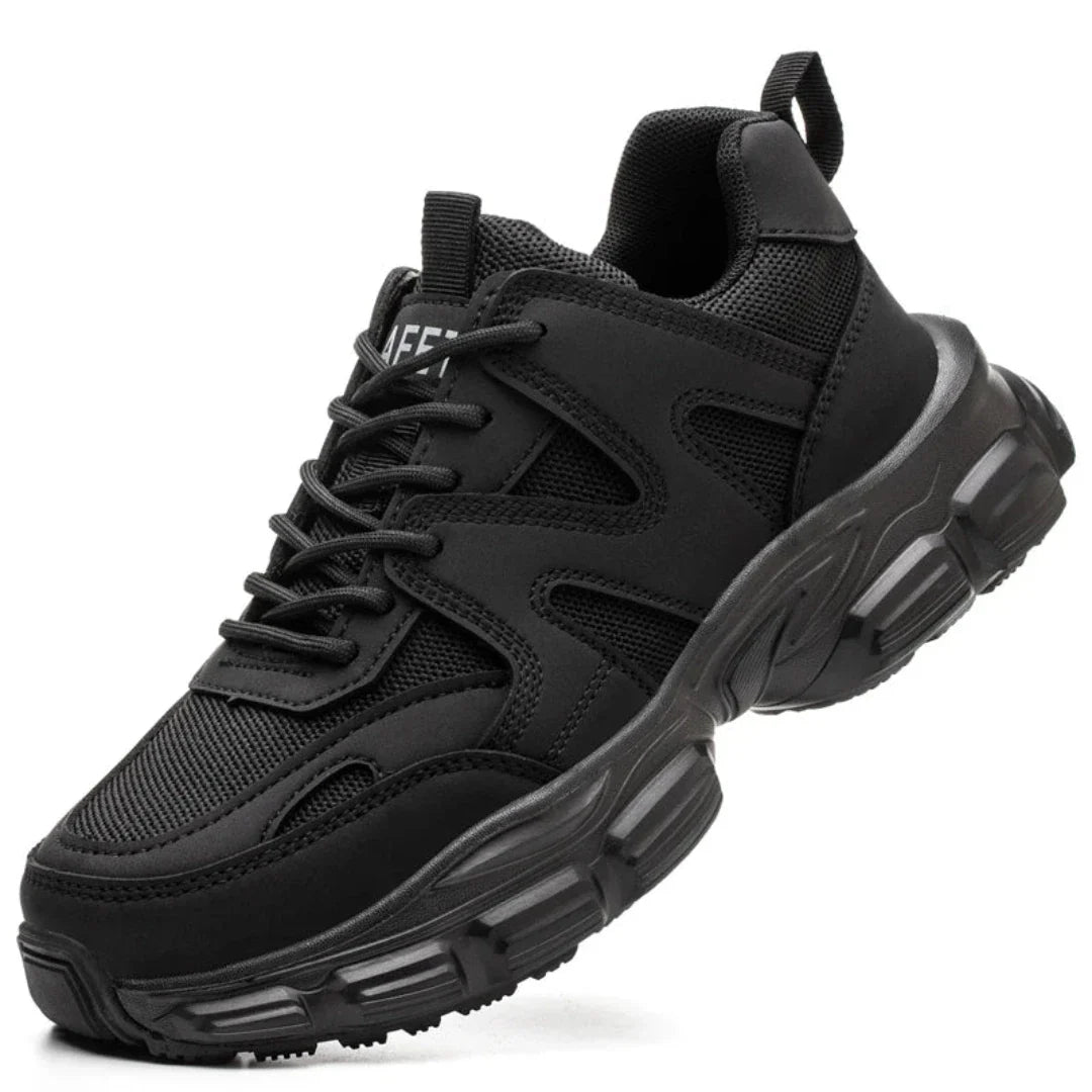 Horset | Damen Sicherheit Schwarz Turnschuhe | Arbeitskleidung