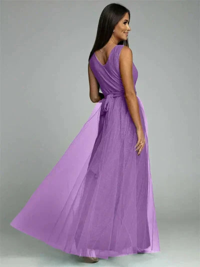 Thelma - elegant Taillenband Kleid für Frauen