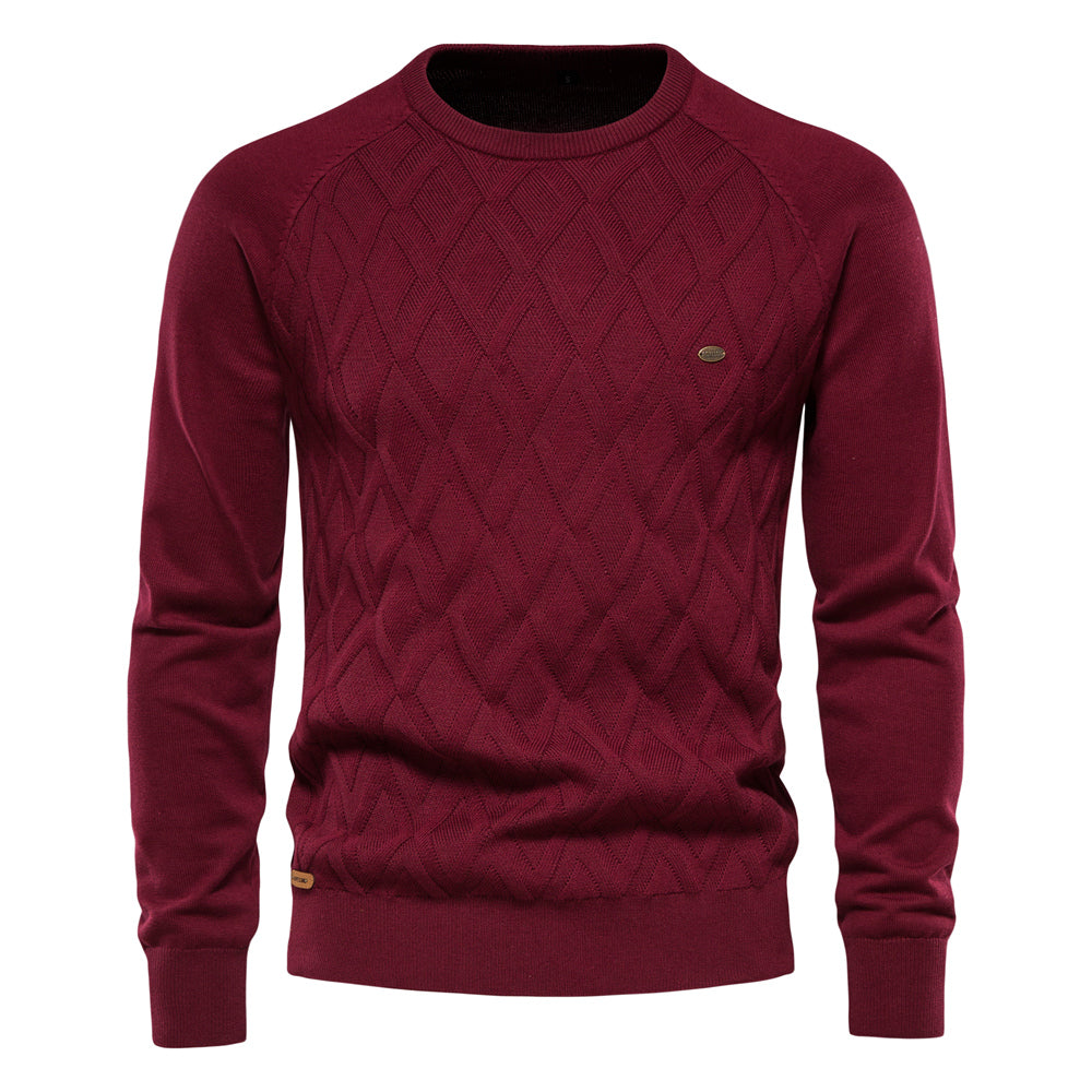 Casimir - Luxus-Strickpullover mit klassischem Zopfmuster