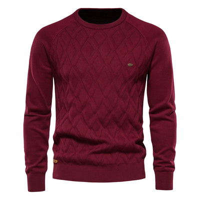 Casimir - Luxus-Strickpullover mit klassischem Zopfmuster