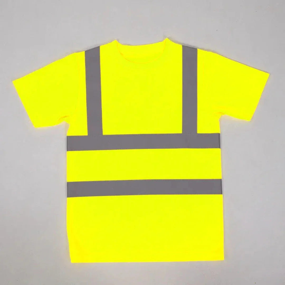 Andionet | Herren Sicherheit Hoher Sichtbarkeit T-Shirt | Arbeitskleidung