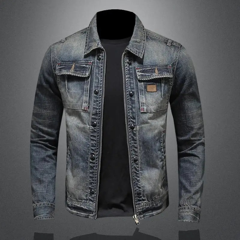 Antoine - Retro-Jeansjacke für den Vintage-Stil
