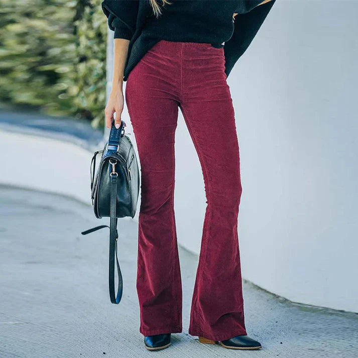 Ufrida - Schlaghose aus Cord mit hoher Taille für einen stilvollen Retro-Look
