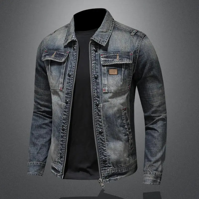 Antoine - Retro-Jeansjacke für den Vintage-Stil