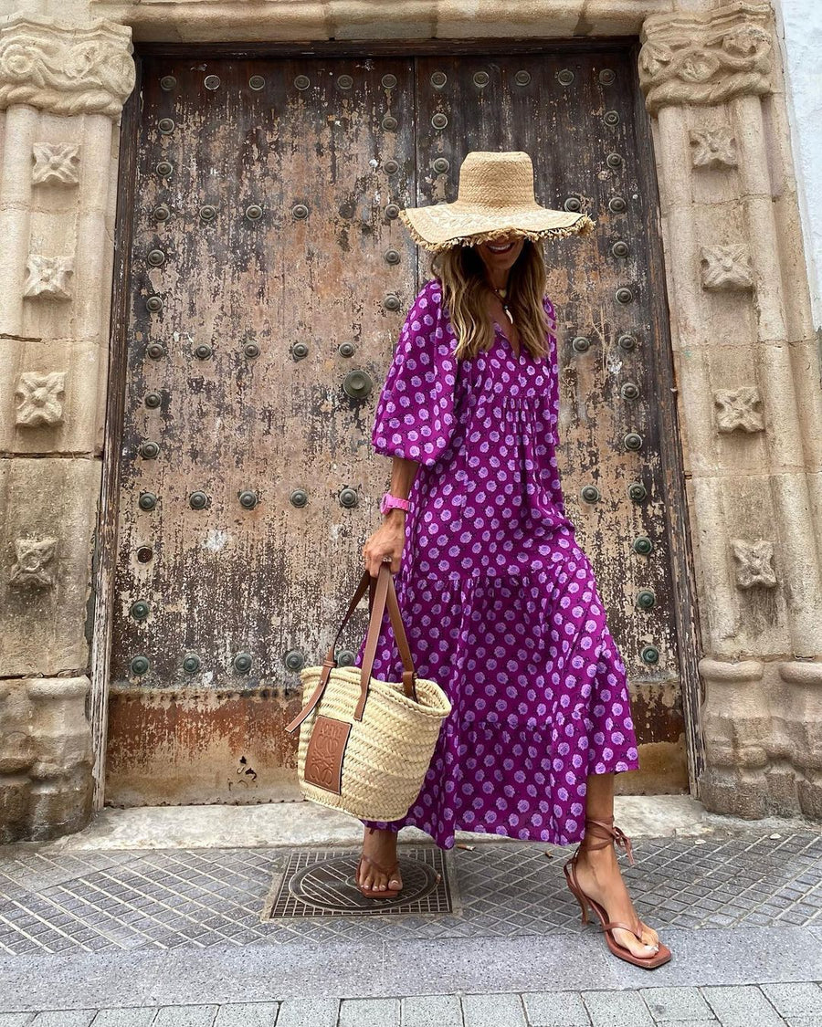 Berta – Bohemian Maxikleid