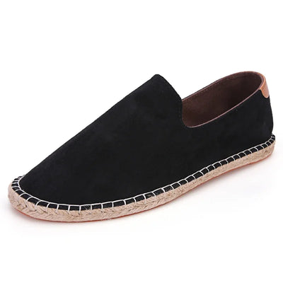 Arden™ Unisex Espadrille Beige – Bequeme Leinenslipper mit Handgenähter Juteschnur