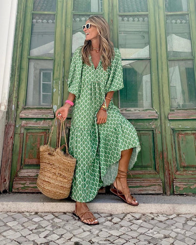 Berta – Bohemian Maxikleid