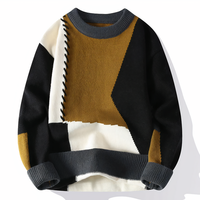 Oskar - trendiger Distressed-Strickpullover mit einzigartigen Details