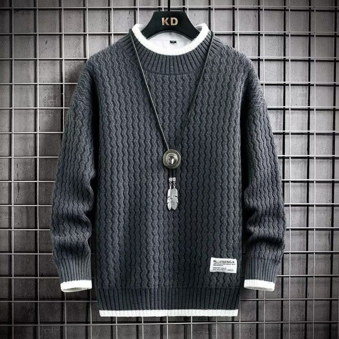 Berdlin | Herren Winter Langarm Pullover | Warme