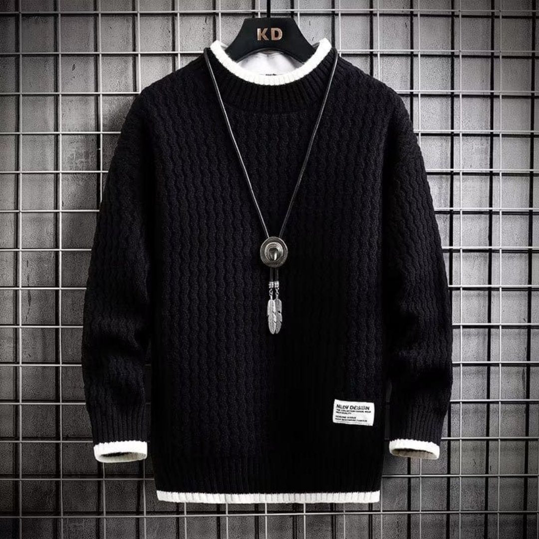 Berdlin | Herren Winter Langarm Pullover | Warme