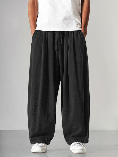 Yashvir - Hose aus Baumwolle und Leinen