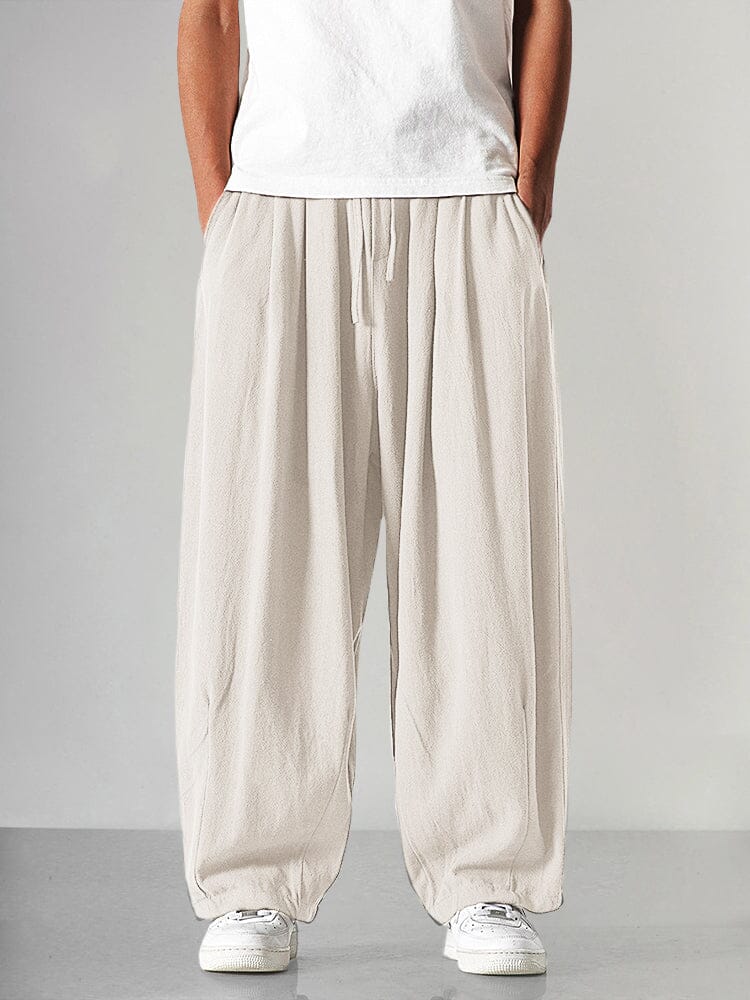 Yashvir - Hose aus Baumwolle und Leinen