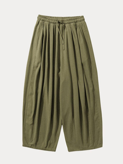 Yashvir - Hose aus Baumwolle und Leinen