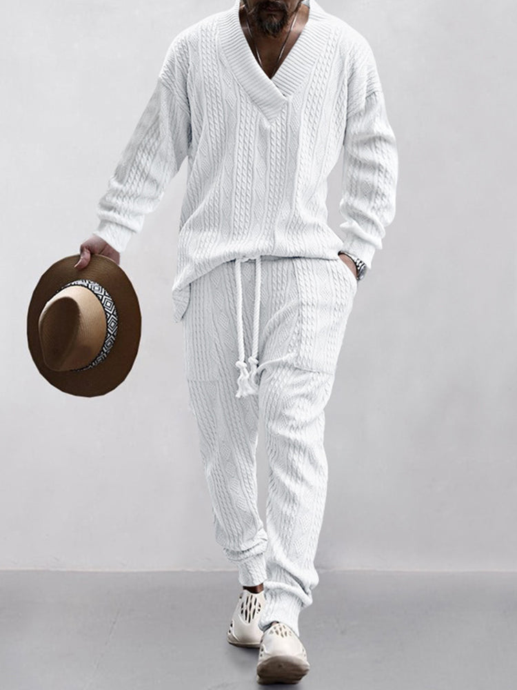 BEQUEME GERIPPTE SET