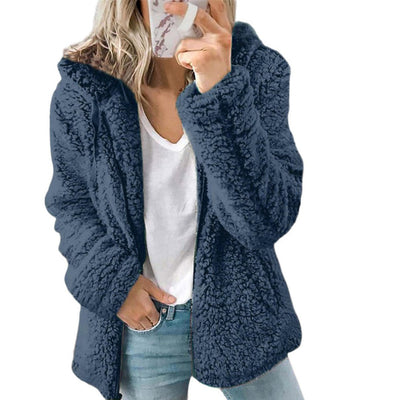 Brulim | Damen Winter Reißverschluss Jacke | Warme