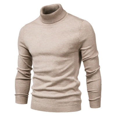 Noah - schmaler, gerippter Rollkragenpullover für Männer mit schmaler Silhouette