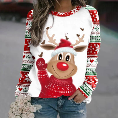 Aneeqa | Damen Warme Winter Weihnachtspulli | 2024