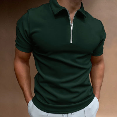 Willem - Poloshirt mit Reißverschluss