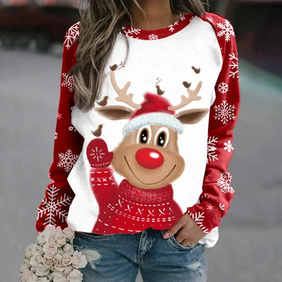 Aneeqa | Damen Warme Winter Weihnachtspulli | 2024