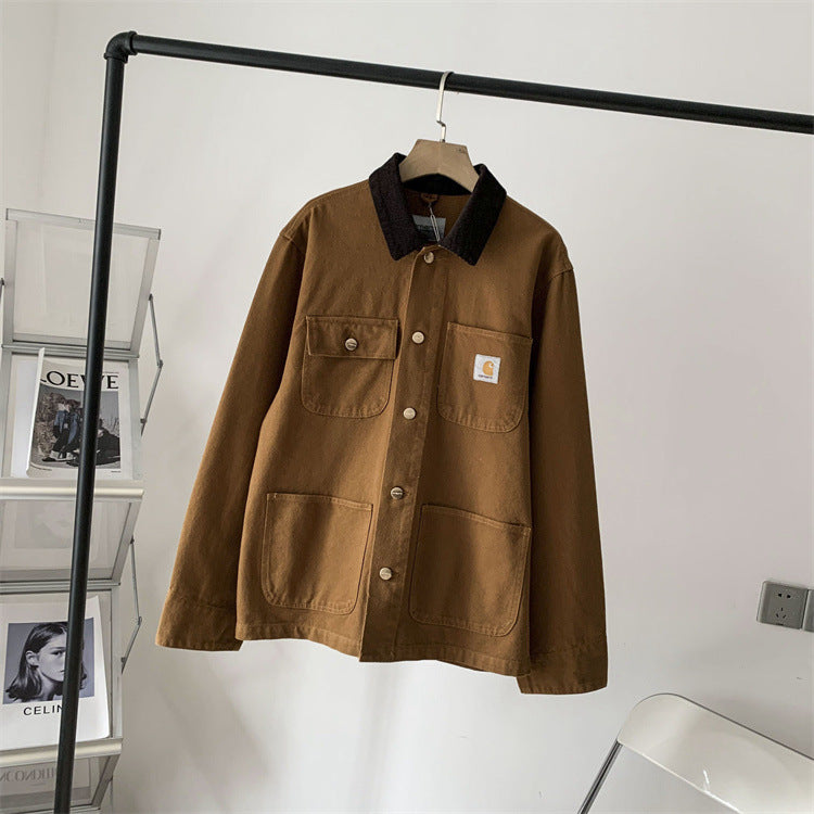 Scheunenjacke – Taschen – Herbst – Oversize-Jacke – Arbeitsjacke
