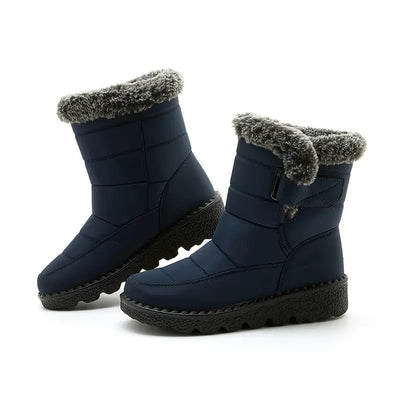 Schneestiefel | Warm | Slip-On | Fellgefütterte Stiefel | Winterstiefel
