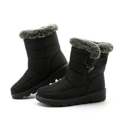 Schneestiefel | Warm | Slip-On | Fellgefütterte Stiefel | Winterstiefel