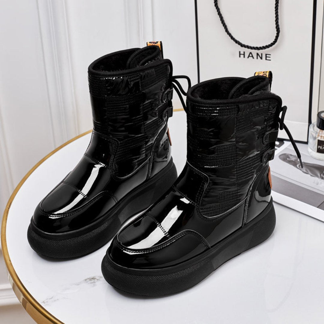 Lillyem | Damen Warme Winter Stiefel | Wasserdicht